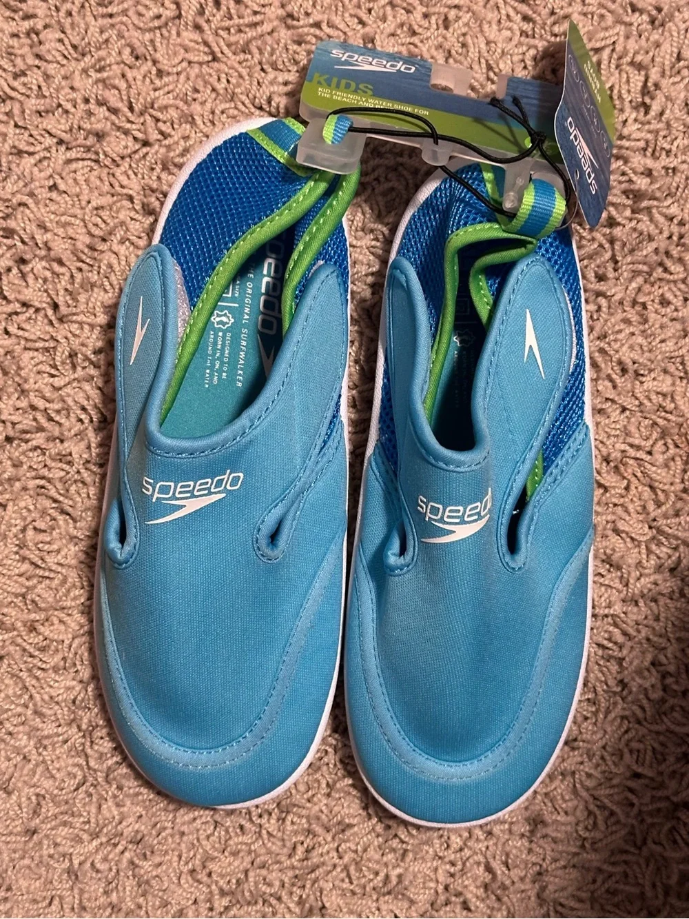 SPEEDO size toddler 11-12 XLARGE Hybrid Water Shoe Pool Mesh Velcro NEW!